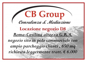 RIF. C101 - Locale commerciale D8 - Roma