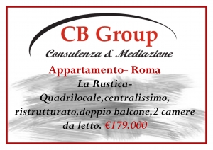 RIF. R208 - APPARTAMENTO - ROMA - LA RUSTICA